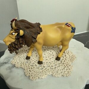 Westland Cow Parade Cowardly Lion Wizard Of Oz Figurine Item # 7244 Year 2002
